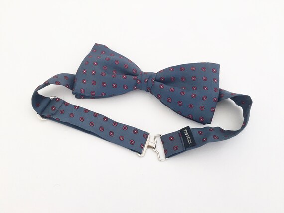 Vintage Bow Tie / Vintage Silk Bow Tie / Self Tie