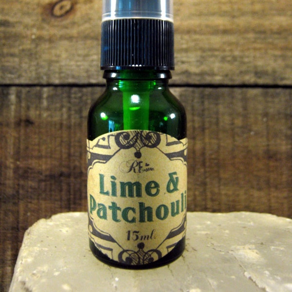 BEST SELLER! Lime & Patchouli Artisanal Cologne | NATURAL Cologne for Men or Women | Vegan and Cruelty Free | Crafted in Texas Perfumery