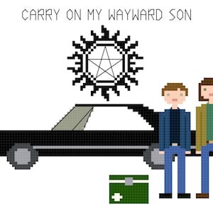 Supernatural Cross Stitch Pattern