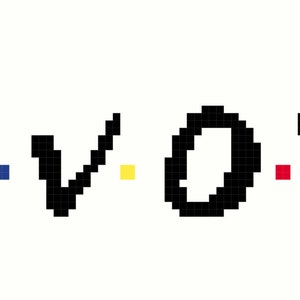 Pivot Friends-inspirerat korsstygnsmönster