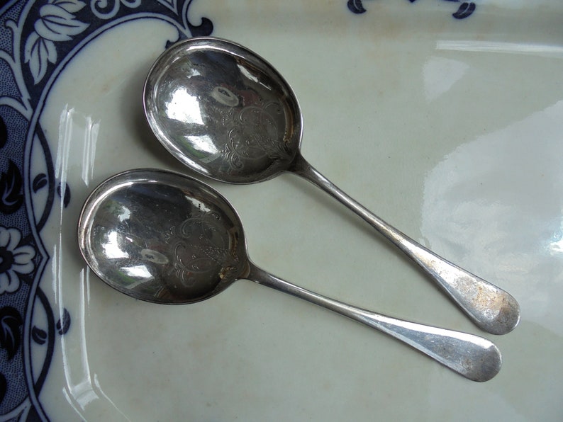 Vintage Props food photo silverware spoon serving utensil dining spoons silver food photography rustic silver plated patina flatware antique