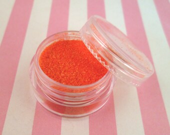 Orange kawaii fake faux sugar sprinkles / 8 grams,  good for fake bake cookies and desserts