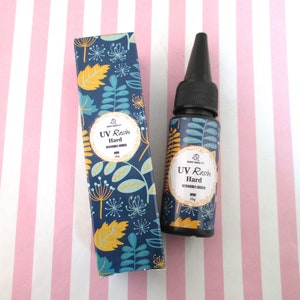 1 Bottle Transparent UV Resin Hard 25g