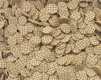 Galletas de chispas de chocolate pequeñas, postre de arcilla polimérica, no comestibles, para decoración de uñas, miniatura, M227