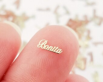 50 stuks of bulkbestelling Kleine 7 mm goudkleurige metallic bonita cabochons, schattige Kawai nagelwoord cabochons, bedelharsbenodigdheden, hars add-on 1734