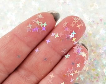 4-Punkte Sterne Glitter, #T177