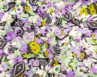 Sie haben The Mash gemacht, Monster Halloween Fimo Streusel, ungenießbare gruselige Halloween Tischstreuung, unechte Backtischstreuung Konfetti V145