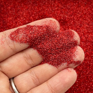 Red Holo Micro Glitter Pixie Dust Solvent Resistant Glitter, Pick Your Amount, Shaker Mix, Kawaii Glitter F633