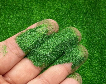 Smaragdgroene micro glitter Pixie Dust oplosmiddelbestendige glitter, kies uw hoeveelheid, Shaker Mix, Kawaii Glitter F637