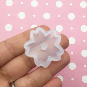 32mm Kawaii Sakura Flower Silicone Mold for Cabochons, Mould for Clay, Resin Etc Q156B