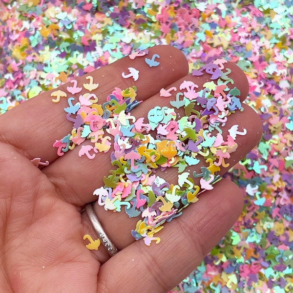 Multicolor Pastel Iridescent Shift Umbrella Shape Glitter, Umbrella Glitter, kawaii shaker glitter,  Pick Your Amount, F605