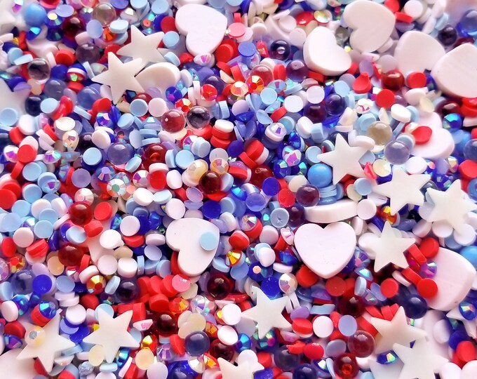 FAKE Star Spangled Sprinkle Mix Fake Sprinkles Fake Food Clay Sprinkles ...