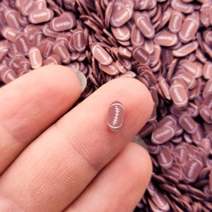 Voetbal nep polymeerklei hagelslag, sport nail art plakjes, miniatuur hagelslag, M113