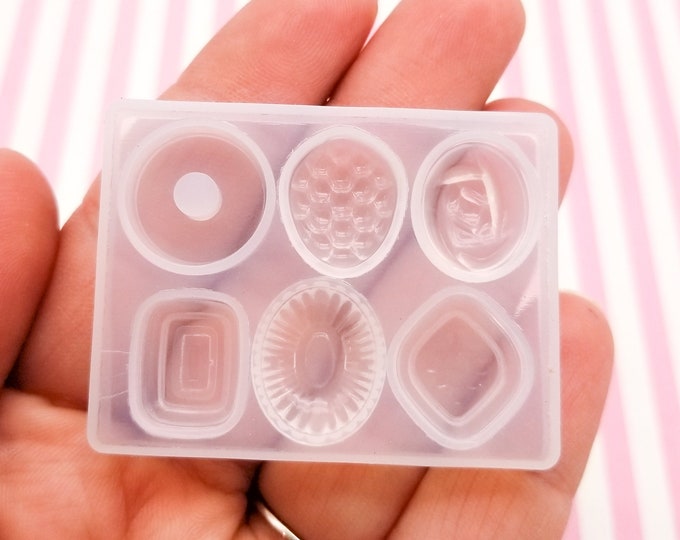 Candy Themed Mold for Cabochons Candy Mold Hard Candy Mold Etsy