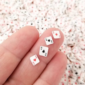 Carta de Baralho Mista Polímero Argila Kawaii Granulado Falso, Fimo Mistura de Granulado Falso, Decoden Funfetti Rainbow Jimmies, M142