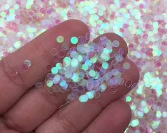 Round Glitter Etsy
