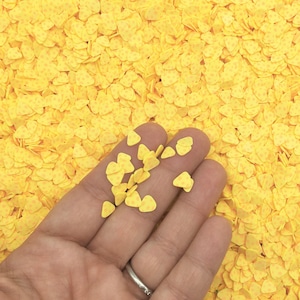 Small Swiss Cheese Slice Polymer Clay Kawaii Fake Sprinkles, NON EDIBLE Fimo Fake Sprinkle, Resin Embellishment, R187