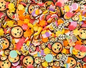 Pumpkins of Hallow Town, Halloween Polymer Clay Sprinkles, Spooky Faux Sprinkles, Polymer Clay Fake Sprinkles, Decoden Funfetti Jimmies, E53