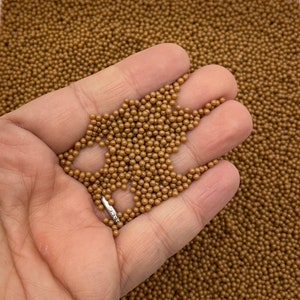 Nicht essbare Glasstreusel, Glascabochon, runde funfetti Jimmies Sprinkles, 2mm wählen Sie Ihre Menge