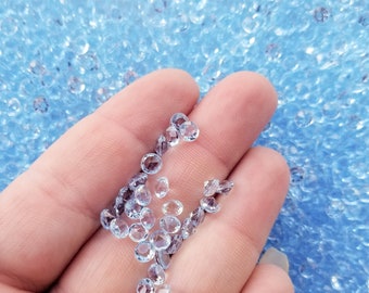 4,5 mm pastelblauwe puntige achterkant acryl plastic strassteentjes, hars edelsteen gefacetteerde edelstenen, puntige cabochon cabines, kies je hoeveelheid, K205