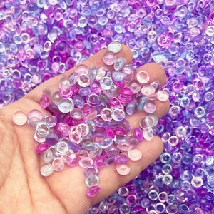 100 gram (3 1/2 ounces) Mermaid Mix Fishbowl Slushie Beads for Crunchy Slime and Crafting