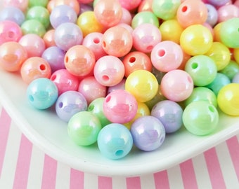 Cuentas De Chicle Verde Menta De 12 Mm, Cuentas Sueltas Acrílicas Redondas, Cuentas De Chicle, Cuentas Gruesas, Cuentas De Chicle, Cuentas Redondas De Plástico Liso #1377 - México