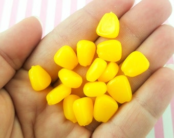 FAUX CORN, Fake Corn, Corn add-on for decoden crafts and slime, fake food, silicon food, Pick Your Amount M168