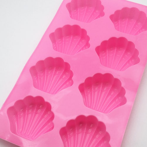 8 Cavity Huge Seashell Clam Shell Mold Great for Soap Etsy