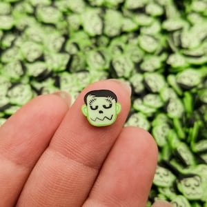 Large Frankensteins Creation Halloween Sprinkles - Non-Edible Faux Polymer Clay Monster Decorations N244