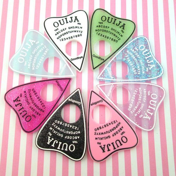 One Ouija Board Planchette Cabochon, Pick your Color, #1108