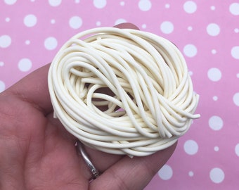 Polymer Clay Ramen Noodle Bundles, Fake Spaghetti Pasta Nest For Slime Dollhouse Etc