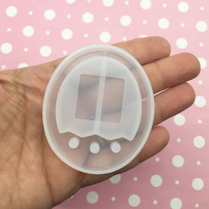 50x60mm Virtual Pet Gaming Shaker UV Mold for Cabochons, 1 Part Silicone Mold, Clay, Resin Etc, Kawaii Silicone Mould, Q132B