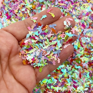 Multi Color Irisierende Shift Delphin Glitter, Ocean Glitter, kawaii Shaker Tisch Streu Glitter, wählen Sie Ihre Menge, F698