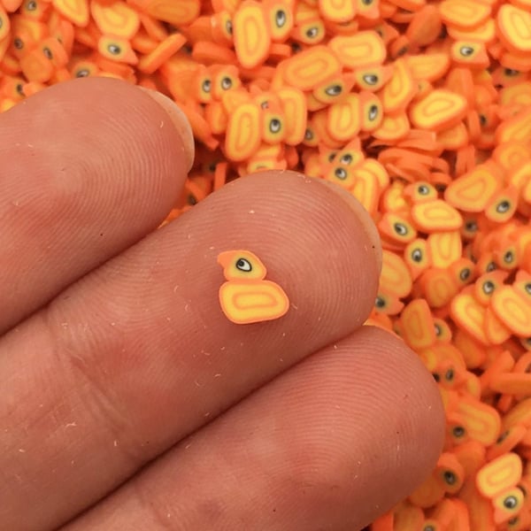 Rubber Ducky Polymer Clay Sprinkles, Duck Sprinkles, Bird Sprinkles, Fimo Fake Sprinkle, P60