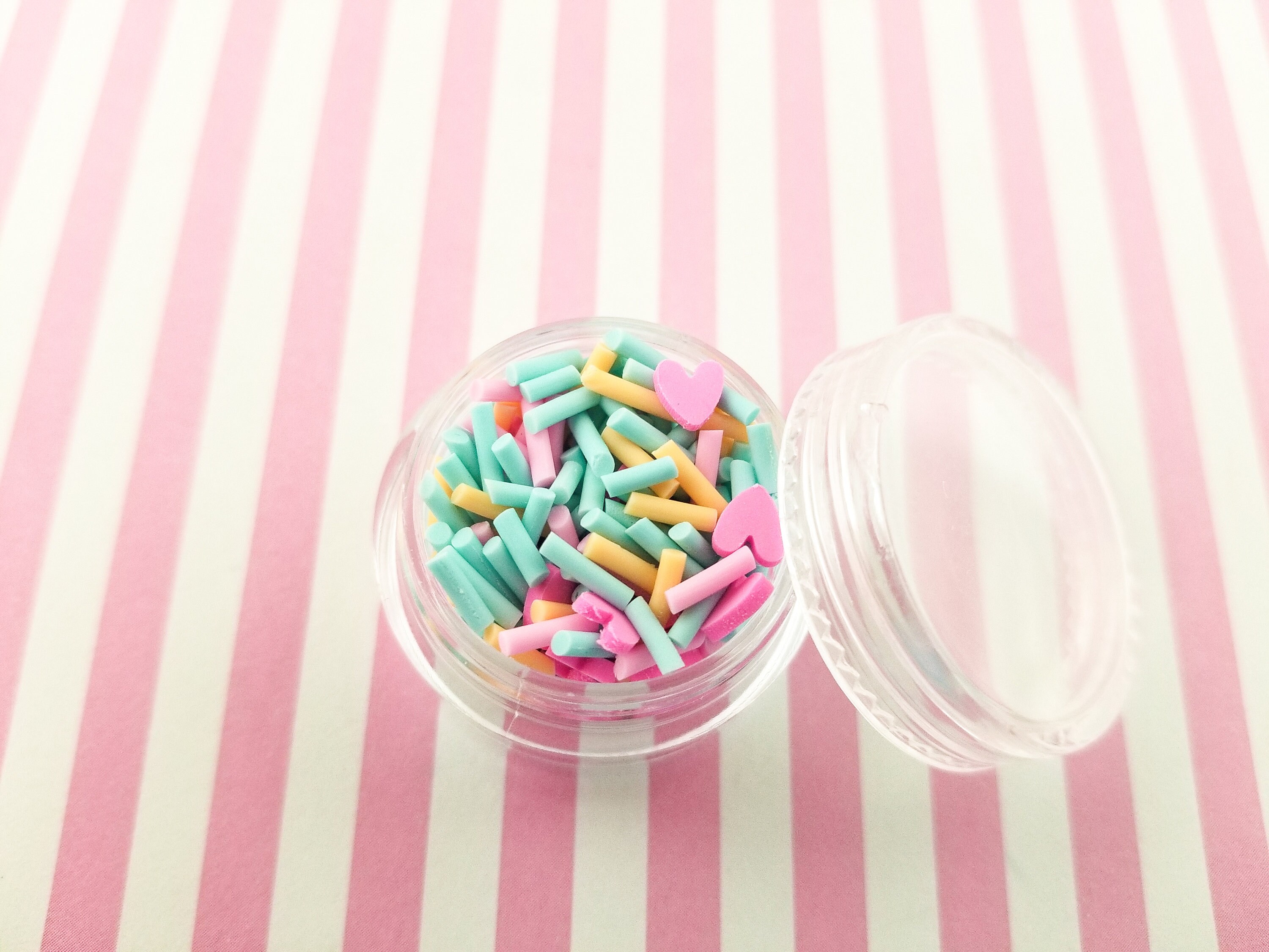 PIGGY Sprinkle Mix, Pastel Sprinkles With Heart Sprinkles