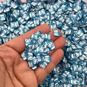 Larger Milk Carton NON EDIBLE Polymer Clay Fake Bake Food Nail Art Slices, Fimo Table Scatter Confetti, Tumbler Shaker Fill Slime Supply M80