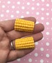 5 Corn on the Cob Cabochons, Food Cabochons, Corn Cabs, #383 