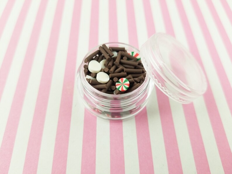 PEPPERMINT HOT CHOCOLATE Mix Peppermint Candy and Sprinkle image 2