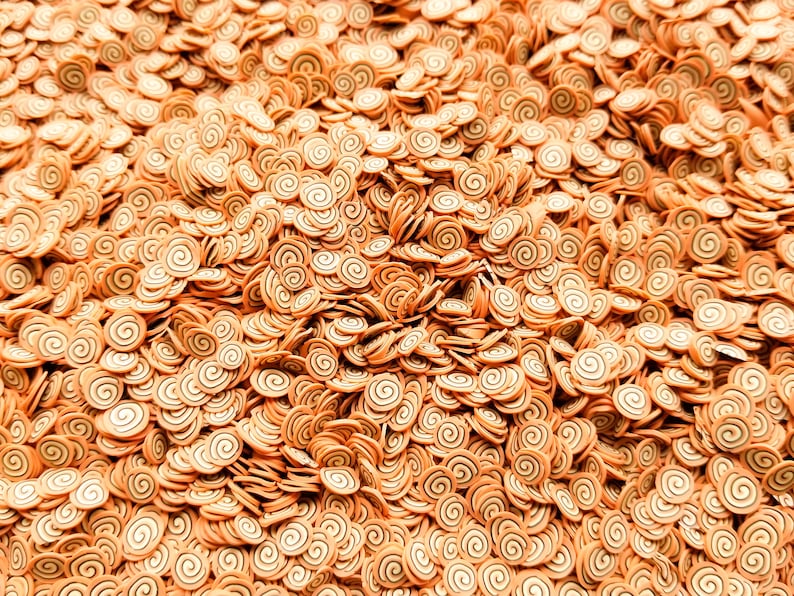 Small Cinnamon Bun Roll Polymer Clay Dessert Slices Nail Art Etsy