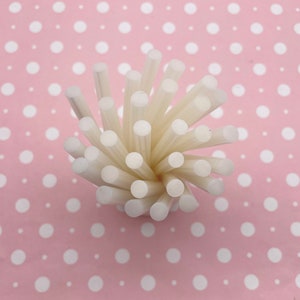 10 White Pearl Metallic Glue sticks for drippy deco sauce, cell phone deco etc, great for wax seals (mini size) image 4