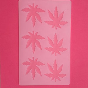 6 holtes pot of esdoornblad heldere uv-mallen voor oorbel cabochons, siliconen mal hanger bedel,