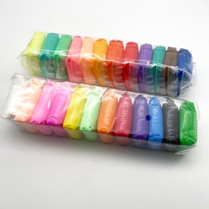 24 Color Air Dry Clay Kit With 3 Sculpting Tools, Perfect For Butter Slime