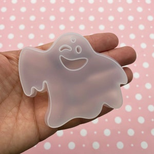 Kawaii Spooky Ghost Halloween Pendant UV Mold for Resin, GH3, Q92A