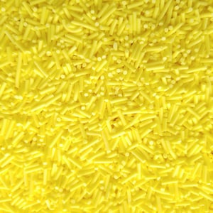 Hellgelbe lange Polymer-Ton-gefälschte Sprinkles, wählen Sie Ihre Menge, S14