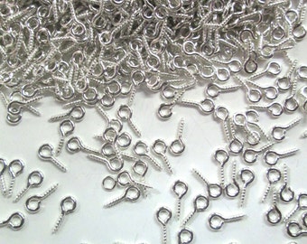 100 Eye Hook Screw for pendants and bottles