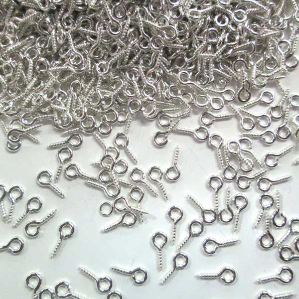 100 Eye Hook Screw for pendants and bottles