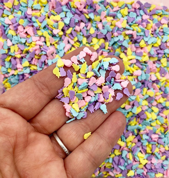  50g Vibrant Rainbow Fake Sprinkles Clay Sprinkle for Slime  decoden Cookies, Fake Candy Sweets Sugar Sprinkles, DIY Polymer Clay Fimo  Slice, Fake Baking Supplies