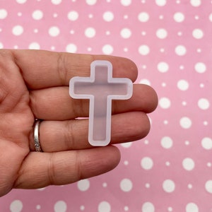Cross Religious Catholic Cabochon Mold, Silicone Molds Clay, Resin Etc, Q46B