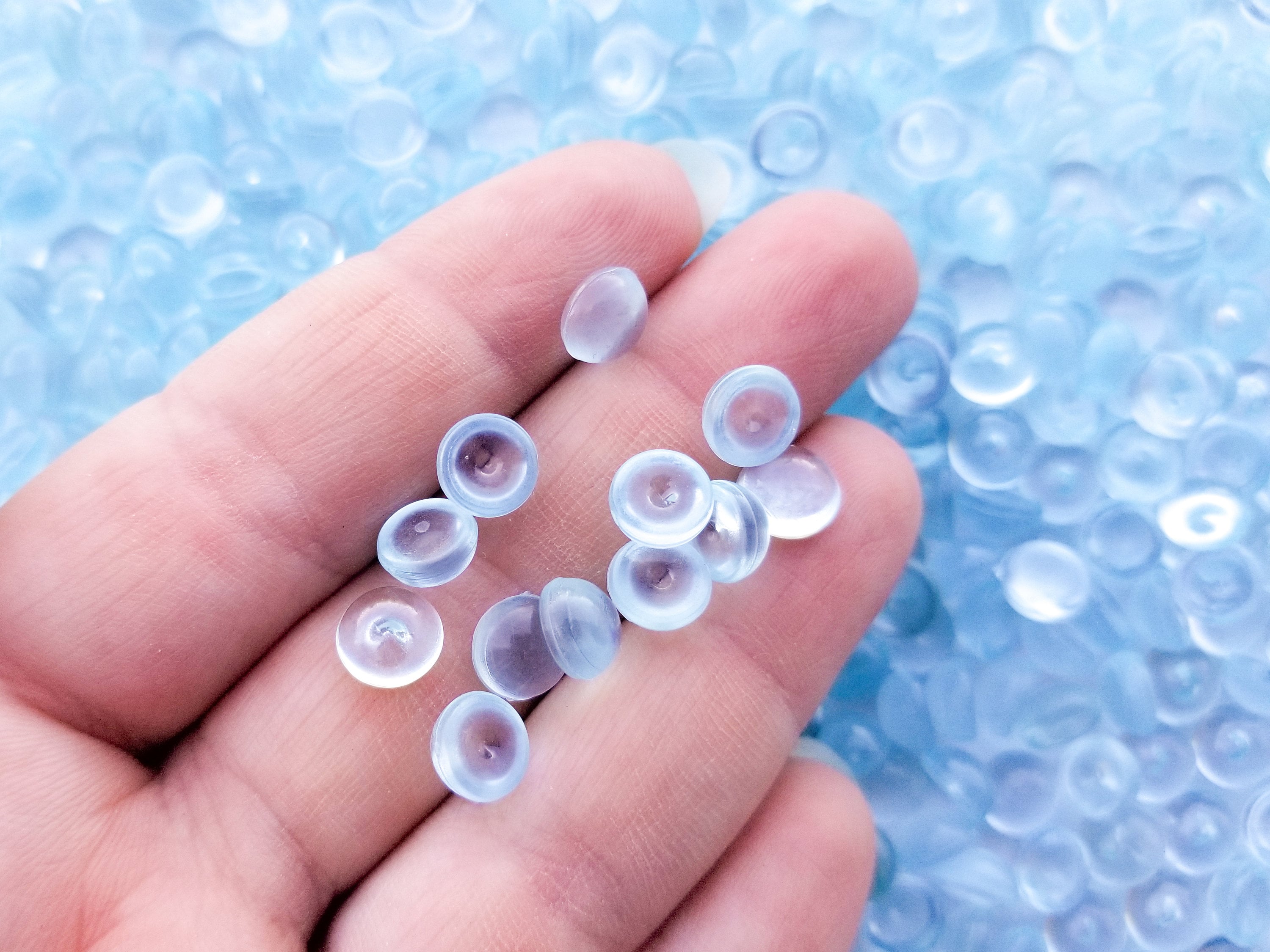 100g Blue Fishbowl Beads – Craftyrific