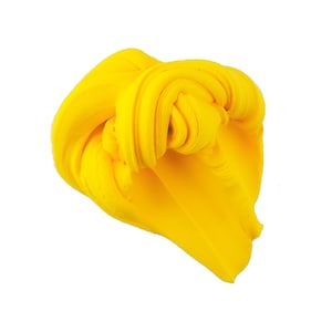 100 Grams Mango Yellow Orange Air Dry Foam Fake Bake Modeling Kids Clay, Perfect For Butter Slime